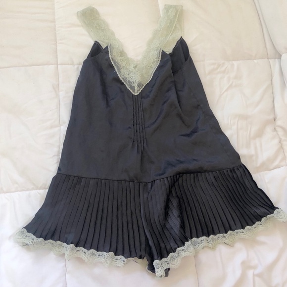 Victoria’s Secret satin pleated romper 🕊 - Picture 3 of 5